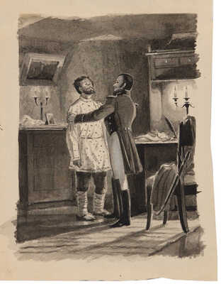 Бургункер Е.О. Эскиды иллюстраций к книге «Хождение за три моря Афанасия Никитина». 1940.